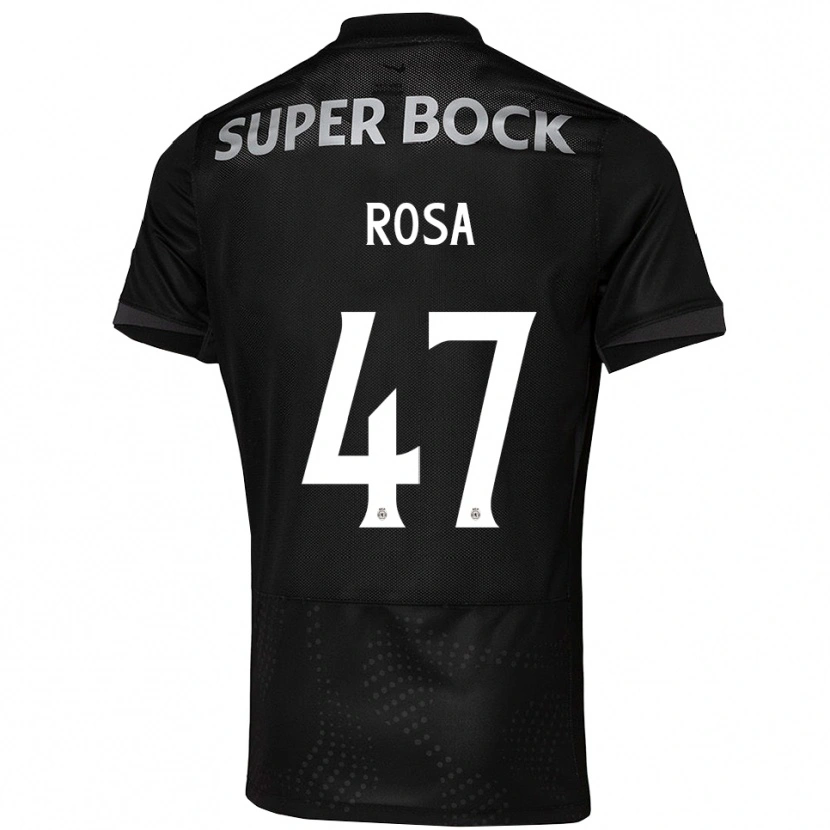 Danxen Niño Camiseta Mariana Rosa #47 Negro Blanco 2ª Equipación 2025/26 La Camisa