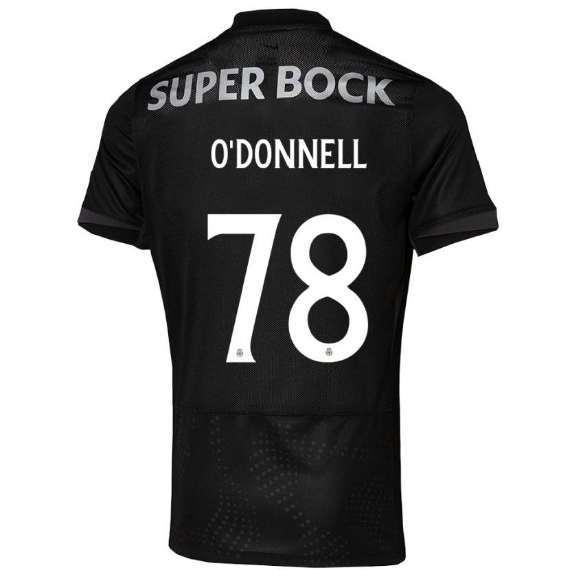 Danxen Niño Camiseta Miri O'donnell #78 Negro Blanco 2ª Equipación 2025/26 La Camisa
