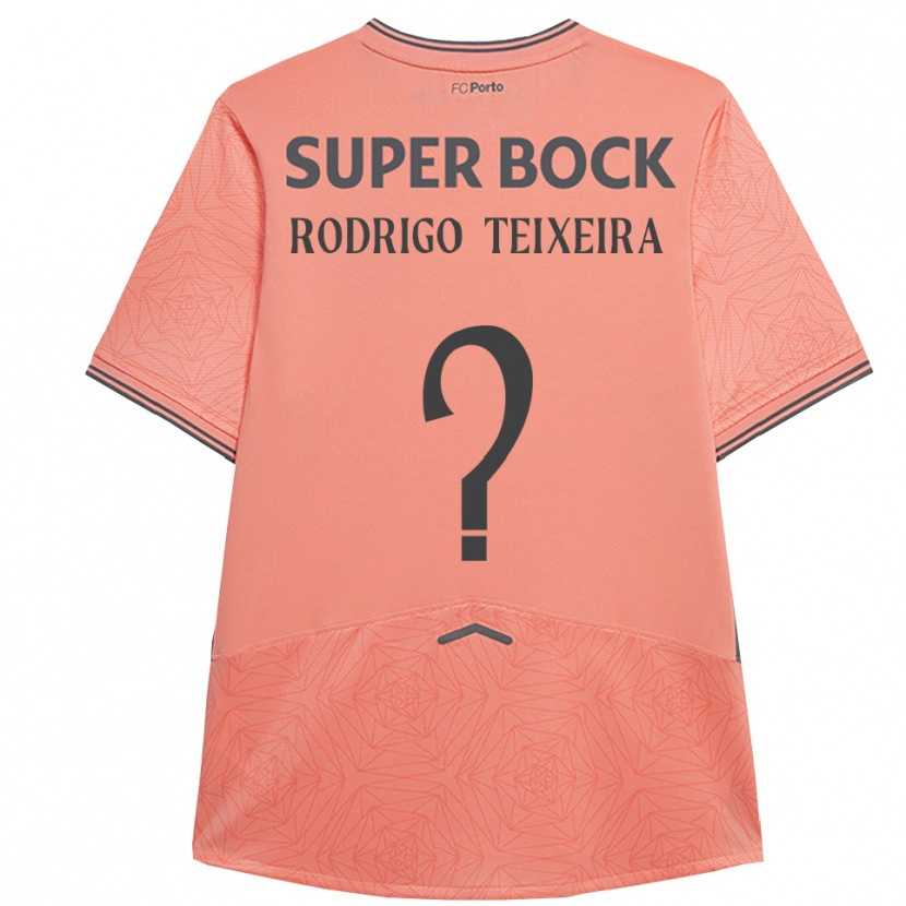 Danxen Niño Camiseta Rodrigo Teixeira #0 Rosa Marino 2ª Equipación 2025/26 La Camisa