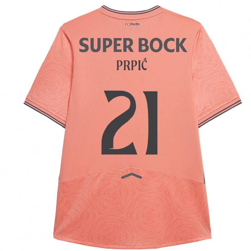 Danxen Niño Camiseta Dominik Prpić #21 Rosa Marino 2ª Equipación 2025/26 La Camisa