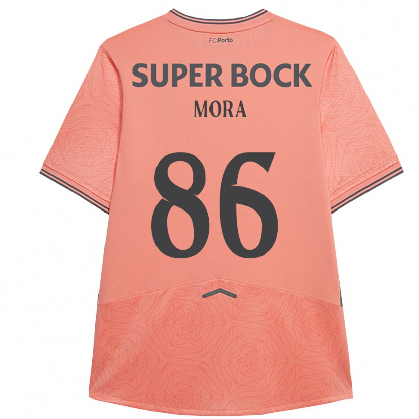 Danxen Niño Camiseta Rodrigo Mora #86 Rosa Marino 2ª Equipación 2025/26 La Camisa