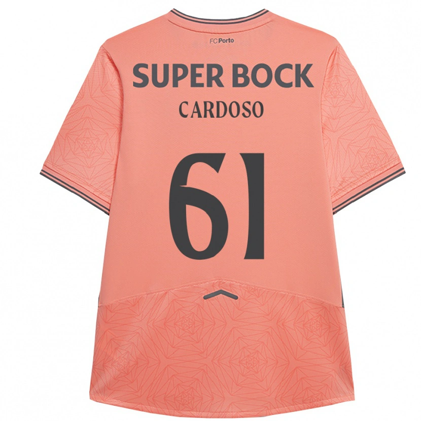 Danxen Niño Camiseta Ivan Cardoso #61 Rosa Marino 2ª Equipación 2025/26 La Camisa