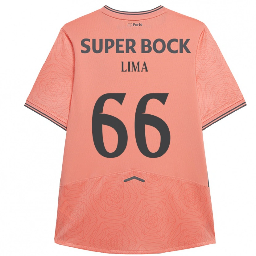 Danxen Niño Camiseta Bernardo Lima #66 Rosa Marino 2ª Equipación 2025/26 La Camisa