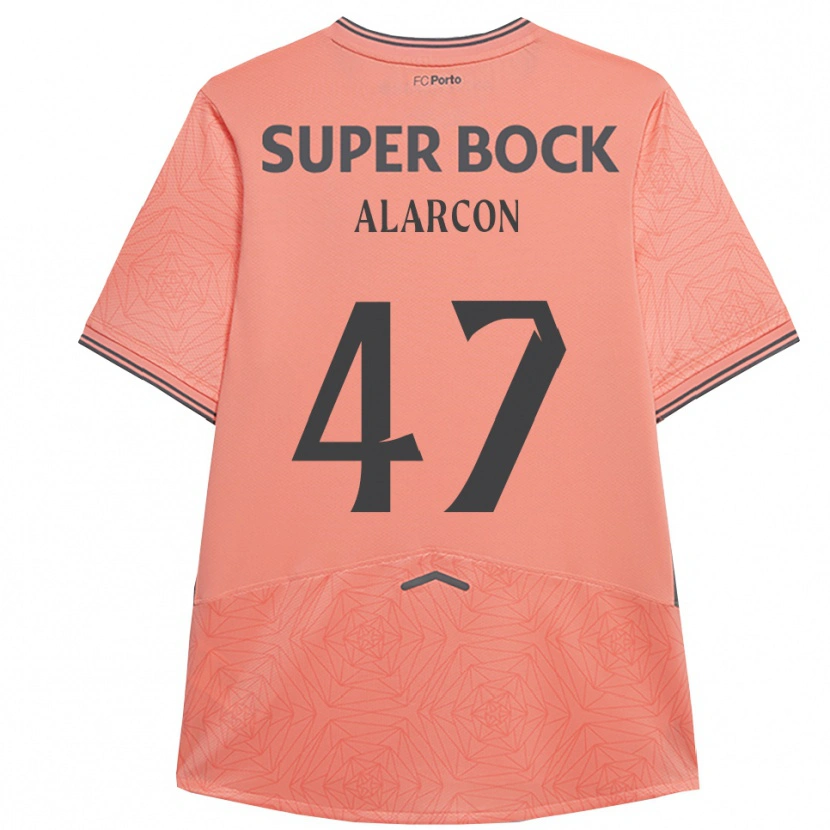 Danxen Niño Camiseta Ángel Alarcón #47 Rosa Marino 2ª Equipación 2025/26 La Camisa