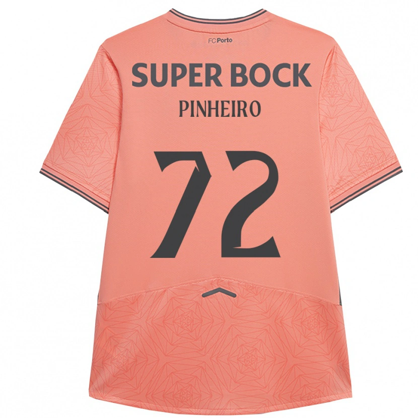 Danxen Niño Camiseta Rodrigo Pinheiro #72 Rosa Marino 2ª Equipación 2025/26 La Camisa