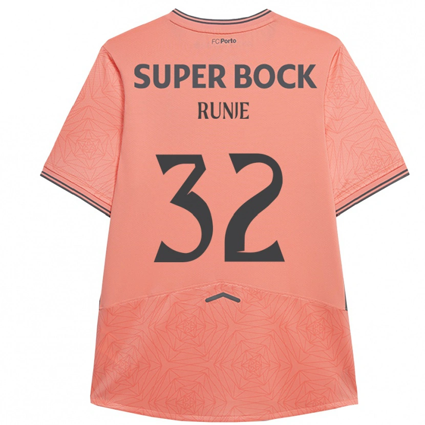 Danxen Niño Camiseta Roko Runje #32 Rosa Marino 2ª Equipación 2025/26 La Camisa