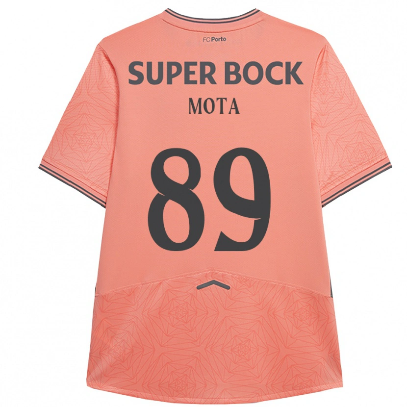 Danxen Niño Camiseta Luís Mota #89 Rosa Marino 2ª Equipación 2025/26 La Camisa