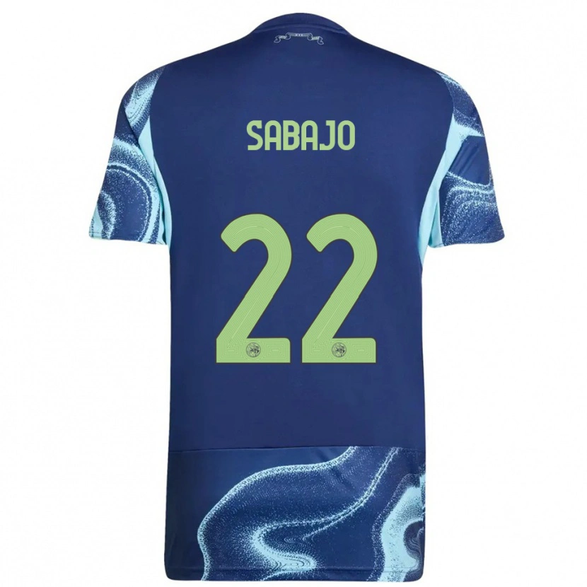 Danxen Niño Camiseta Quinty Sabajo #22 Marino Celeste 2ª Equipación 2025/26 La Camisa