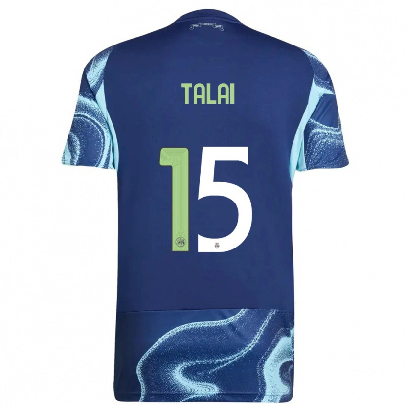 Danxen Niño Camiseta Imran Talai #15 Marino Celeste 2ª Equipación 2025/26 La Camisa