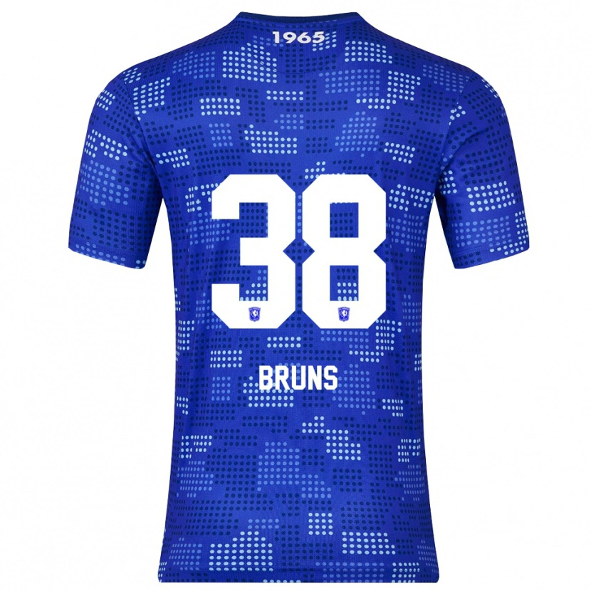 Danxen Niño Camiseta Max Bruns #38 Azul Celeste 2ª Equipación 2025/26 La Camisa