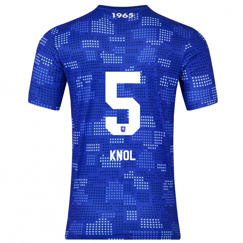 Danxen Niño Camiseta Anna Knol #5 Azul Celeste 2ª Equipación 2025/26 La Camisa