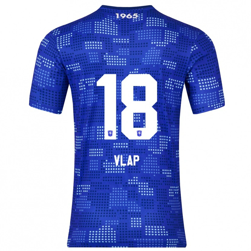 Danxen Niño Camiseta Michel Vlap #18 Azul Celeste 2ª Equipación 2025/26 La Camisa