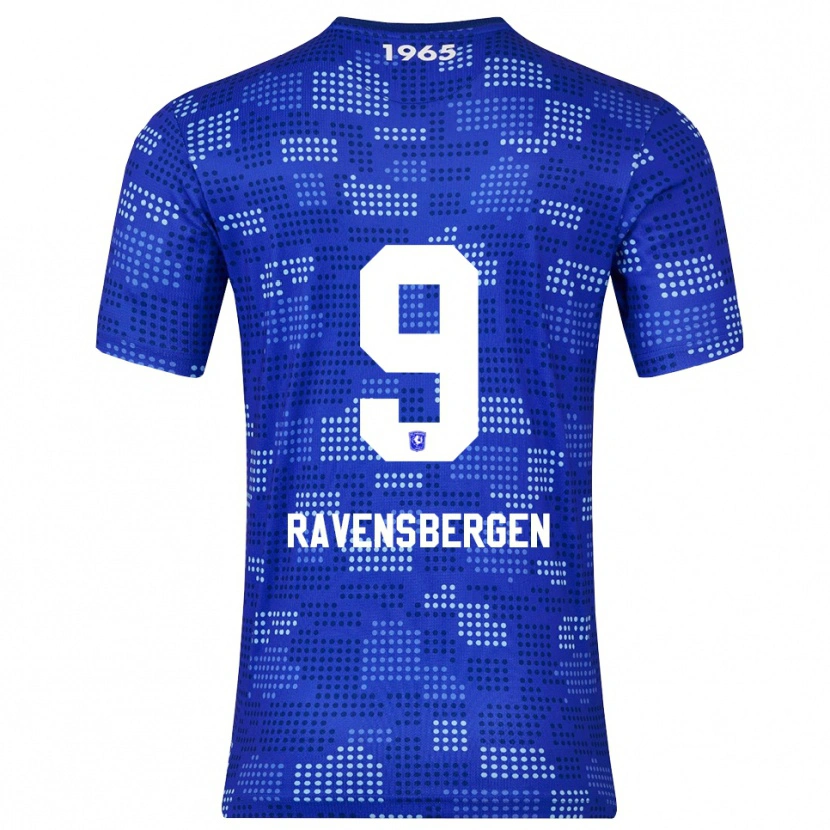 Danxen Niño Camiseta Jaimy Ravensbergen #9 Azul Celeste 2ª Equipación 2025/26 La Camisa