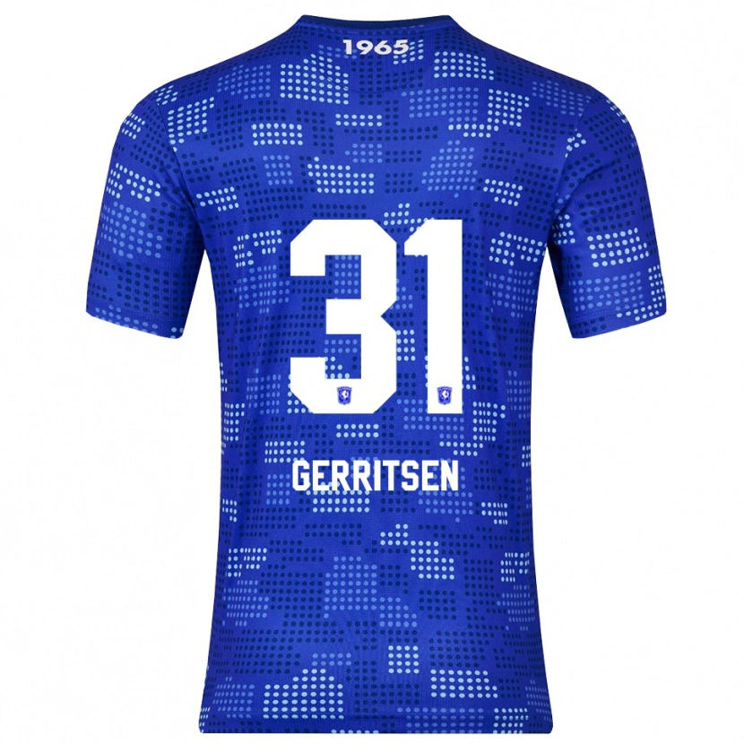 Danxen Niño Camiseta Yannick Gerritsen #31 Azul Celeste 2ª Equipación 2025/26 La Camisa