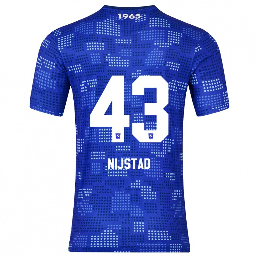 Danxen Niño Camiseta Ruud Nijstad #43 Azul Celeste 2ª Equipación 2025/26 La Camisa
