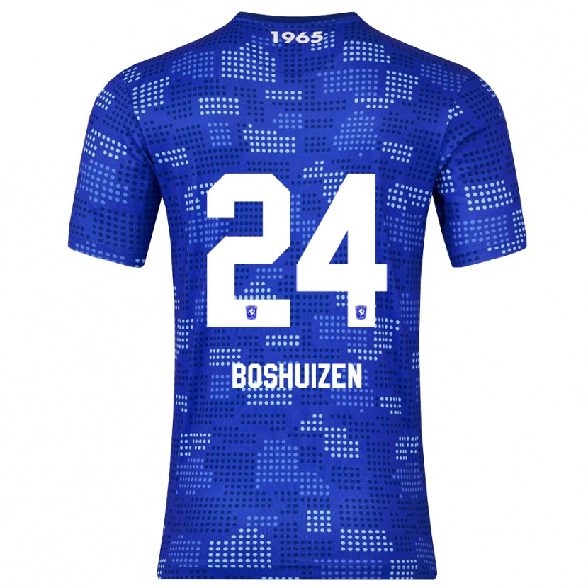 Danxen Niño Camiseta Annouk Boshuizen #24 Azul Celeste 2ª Equipación 2025/26 La Camisa