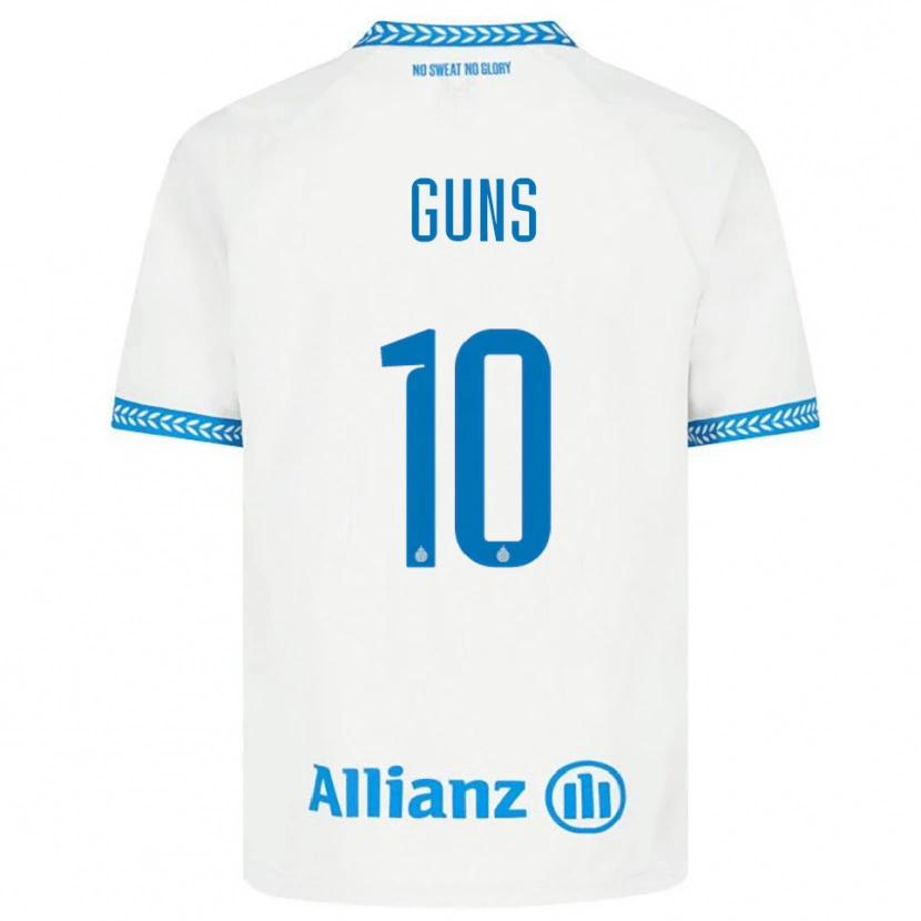 Danxen Niño Camiseta Celien Guns #10 Azul Blanco 2ª Equipación 2025/26 La Camisa