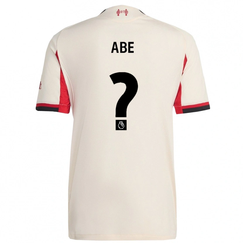 Danxen Niño Camiseta Joshua Abe #0 Blanco Negro 2ª Equipación 2025/26 La Camisa
