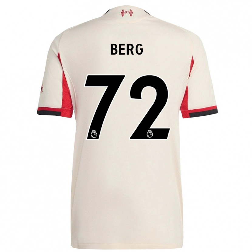 Danxen Niño Camiseta Sepp Van Den Berg #72 Blanco Negro 2ª Equipación 2025/26 La Camisa