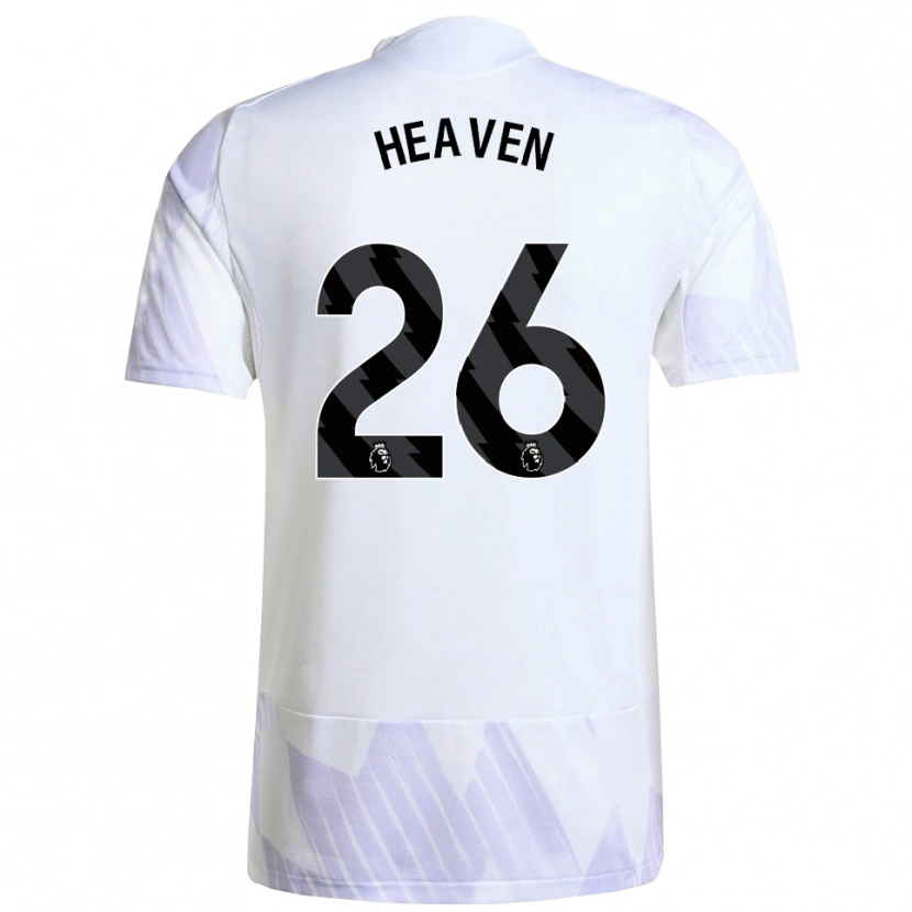 Danxen Niño Camiseta Ayden Heaven #26 Blanco Púrpura Púrpura 2ª Equipación 2025/26 La Camisa