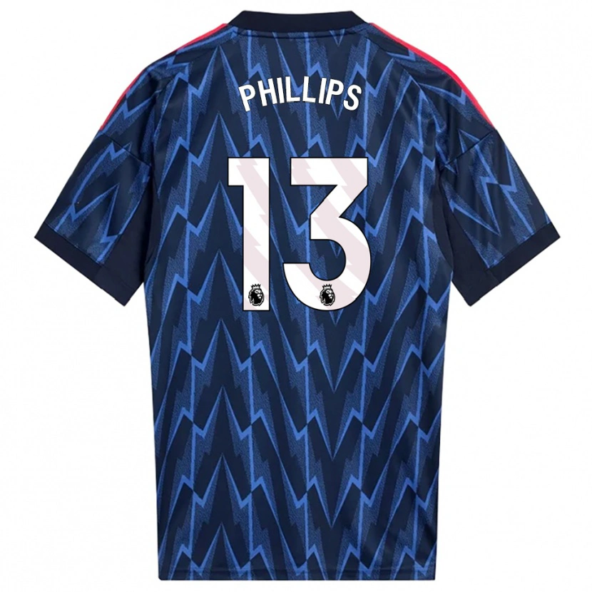 Danxen Niño Camiseta Charlie Phillips #13 Marino Rojo 2ª Equipación 2025/26 La Camisa