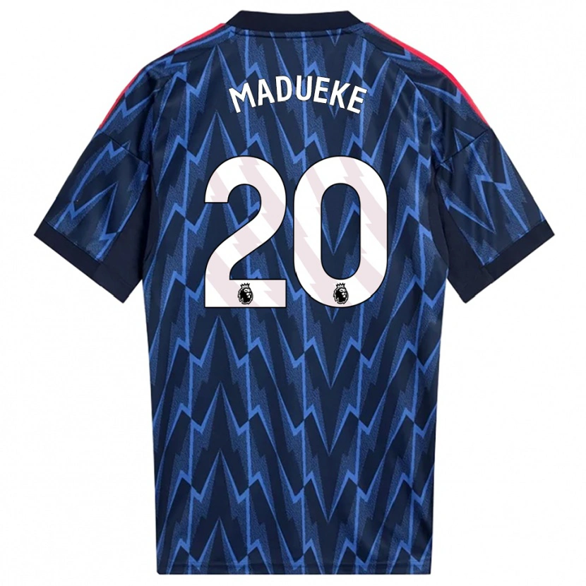 Danxen Niño Camiseta Noni Madueke #20 Marino Rojo 2ª Equipación 2025/26 La Camisa