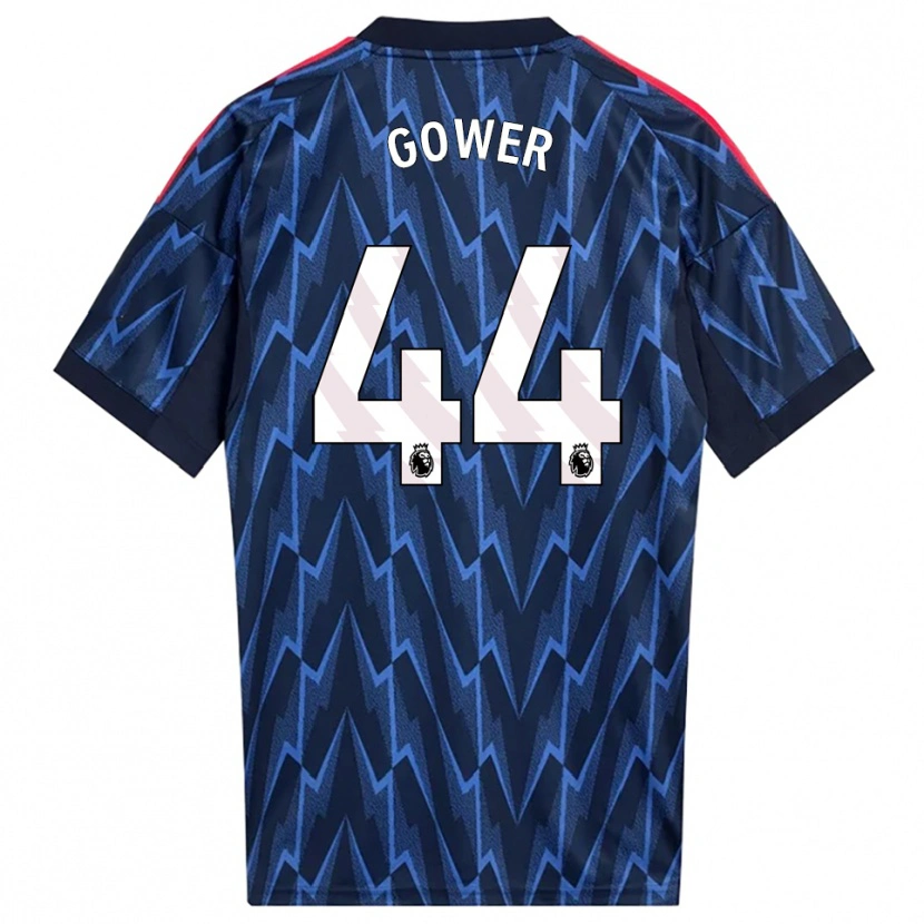 Danxen Niño Camiseta Jimi Gower #44 Marino Rojo 2ª Equipación 2025/26 La Camisa