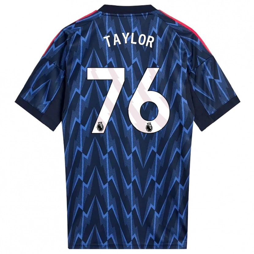 Danxen Niño Camiseta Kido Taylor Hart #76 Marino Rojo 2ª Equipación 2025/26 La Camisa