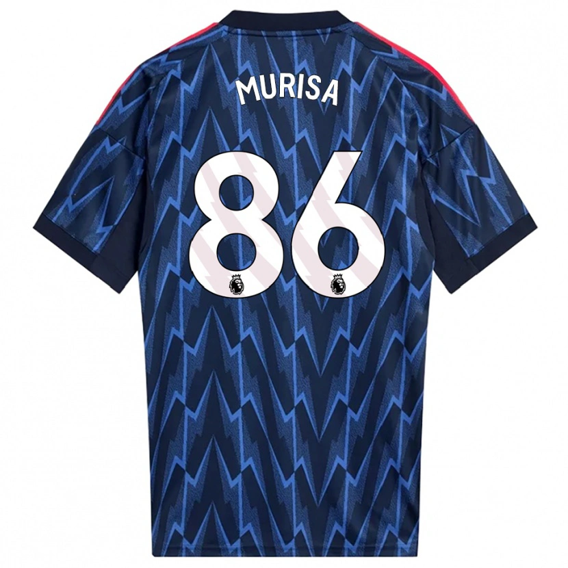 Danxen Niño Camiseta Teshaun Murisa #86 Marino Rojo 2ª Equipación 2025/26 La Camisa