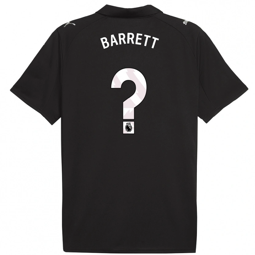Danxen Niño Camiseta Marlow Barrett #0 Negro Blanco 2ª Equipación 2025/26 La Camisa