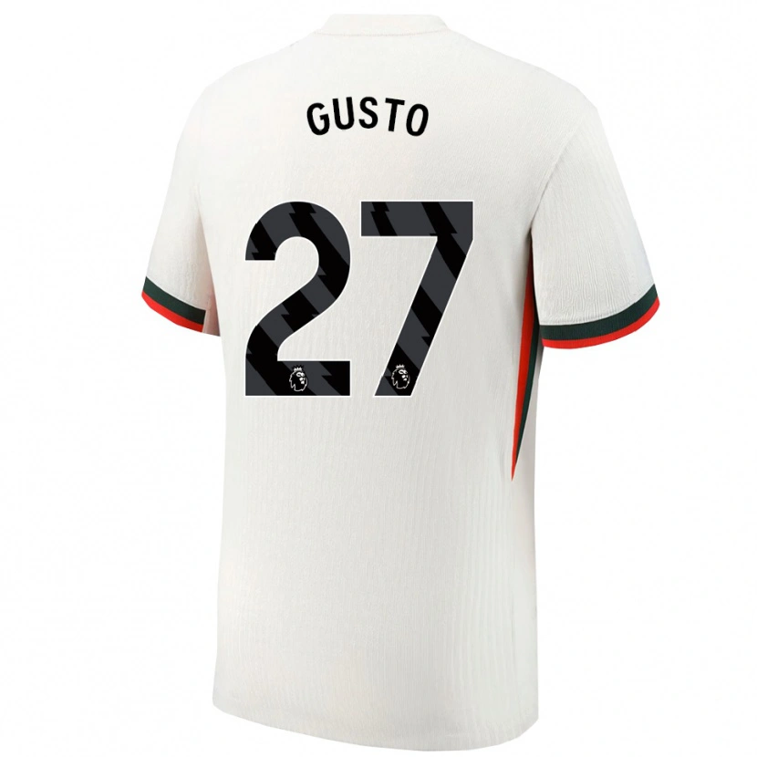 Danxen Niño Camiseta Malo Gusto #27 Blanco Verde 2ª Equipación 2025/26 La Camisa