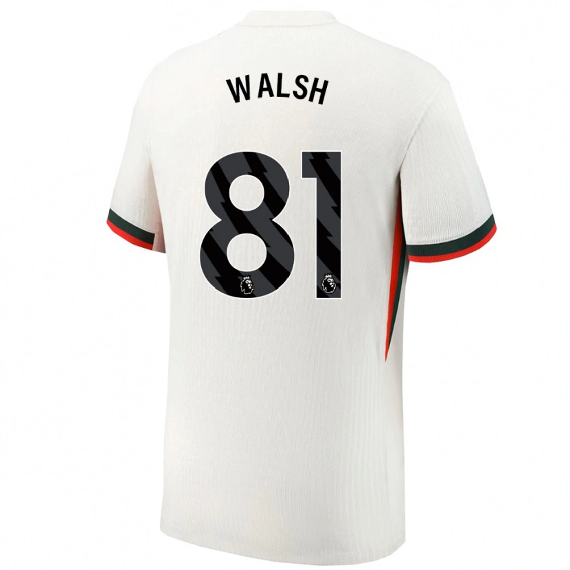 Danxen Niño Camiseta Reggie Walsh #81 Blanco Verde 2ª Equipación 2025/26 La Camisa