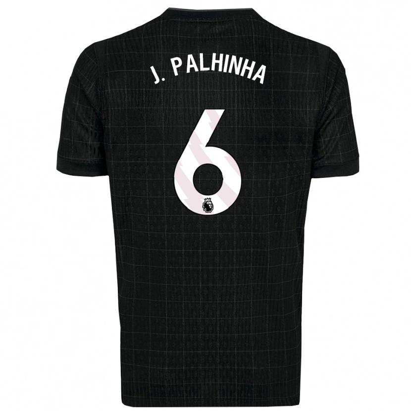 Danxen Niño Camiseta João Palhinha #6 Negro Gris 2ª Equipación 2025/26 La Camisa