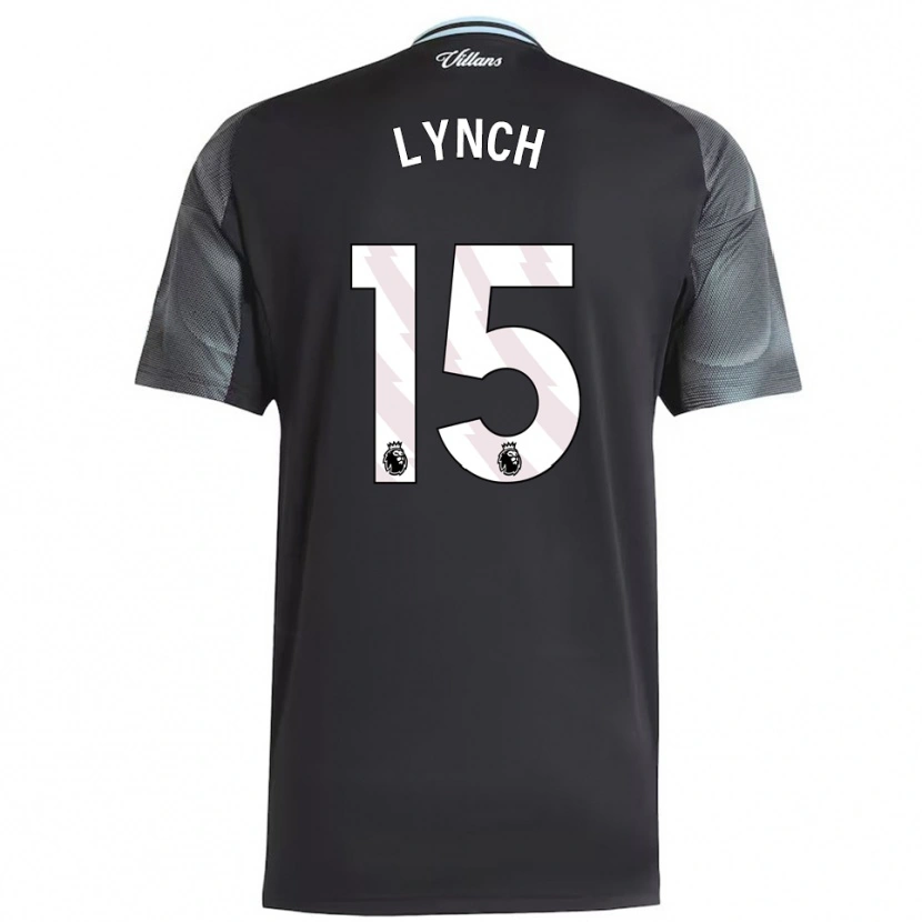 Danxen Niño Camiseta Luka Lynch #15 Negro Celeste 2ª Equipación 2025/26 La Camisa