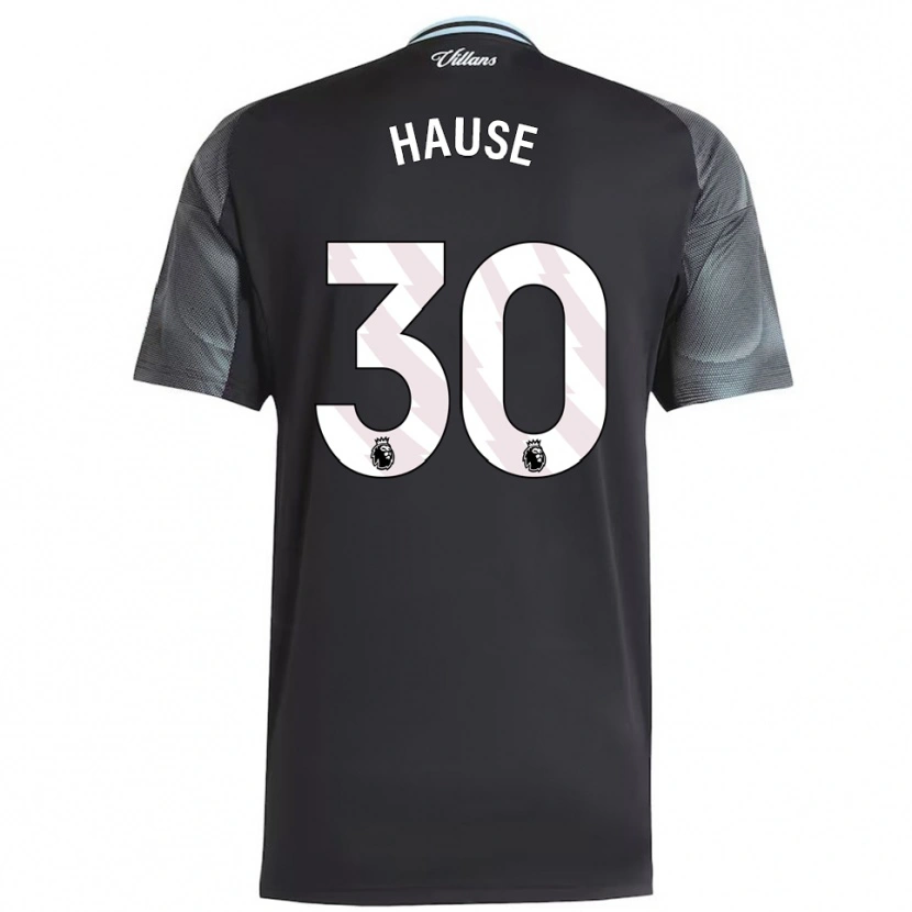 Danxen Niño Camiseta Kortney Hause #30 Negro Celeste 2ª Equipación 2025/26 La Camisa