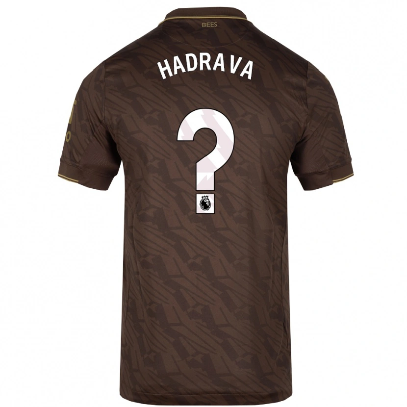Danxen Niño Camiseta Lily Hadrava #0 Marrón Oro 2ª Equipación 2025/26 La Camisa