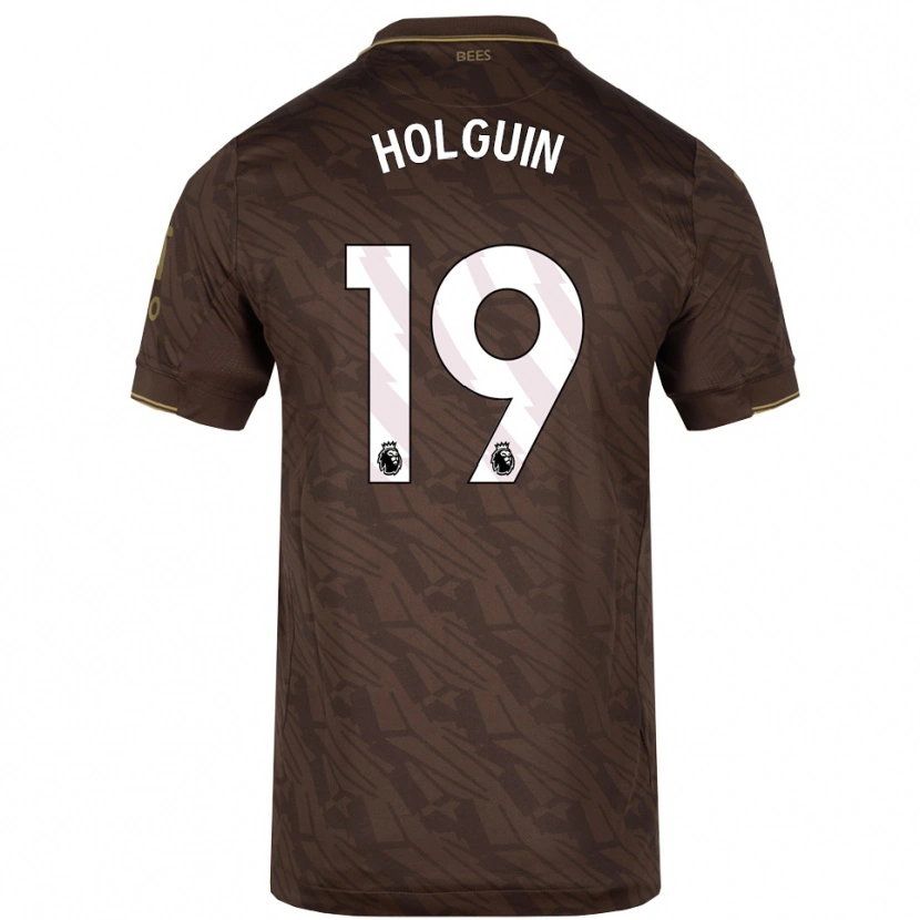 Danxen Niño Camiseta Paula Holguin #19 Marrón Oro 2ª Equipación 2025/26 La Camisa