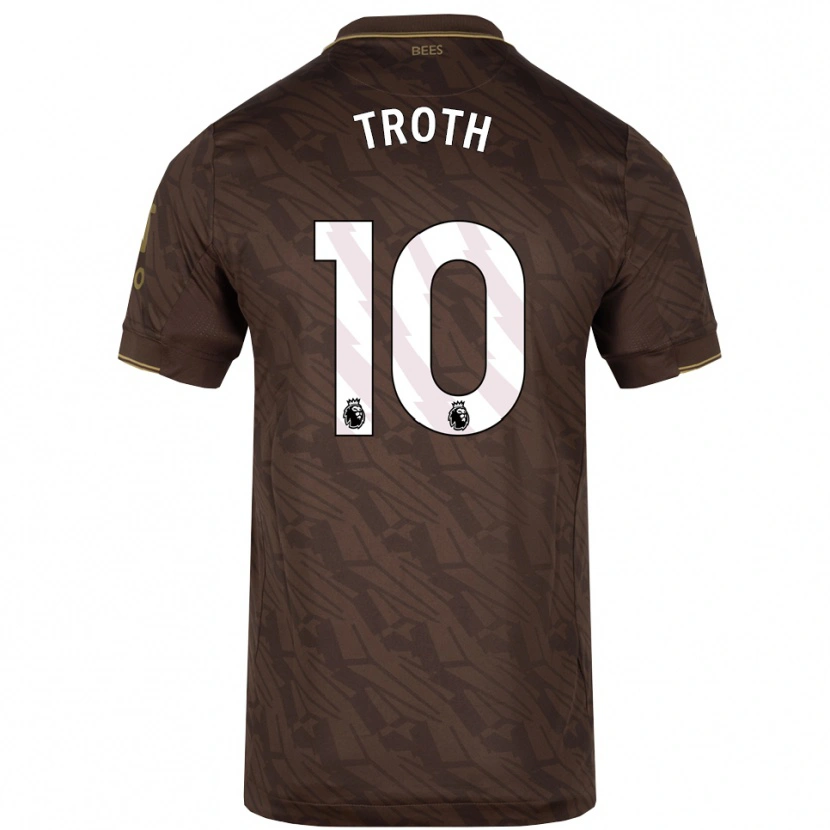 Danxen Niño Camiseta Sophie Troth #10 Marrón Oro 2ª Equipación 2025/26 La Camisa