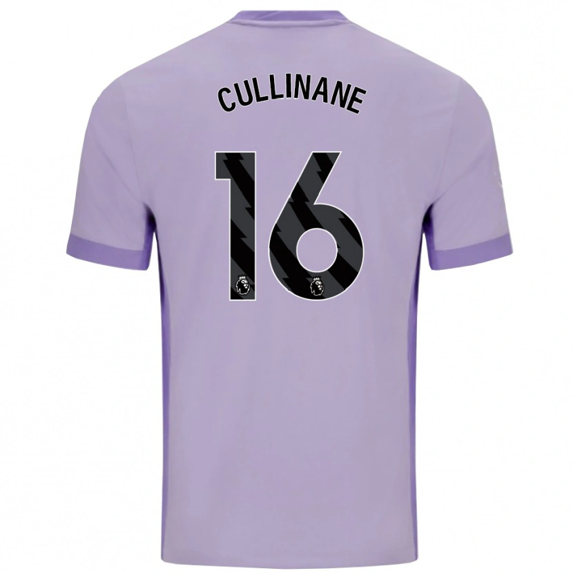 Danxen Niño Camiseta Billy-Ray Cullinane #16 Morado Taro Blanco 2ª Equipación 2025/26 La Camisa