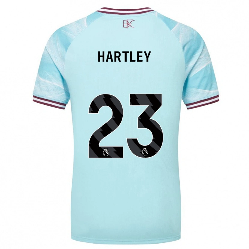 Danxen Niño Camiseta Naomi Hartley #23 Celeste Borgoña 2ª Equipación 2025/26 La Camisa