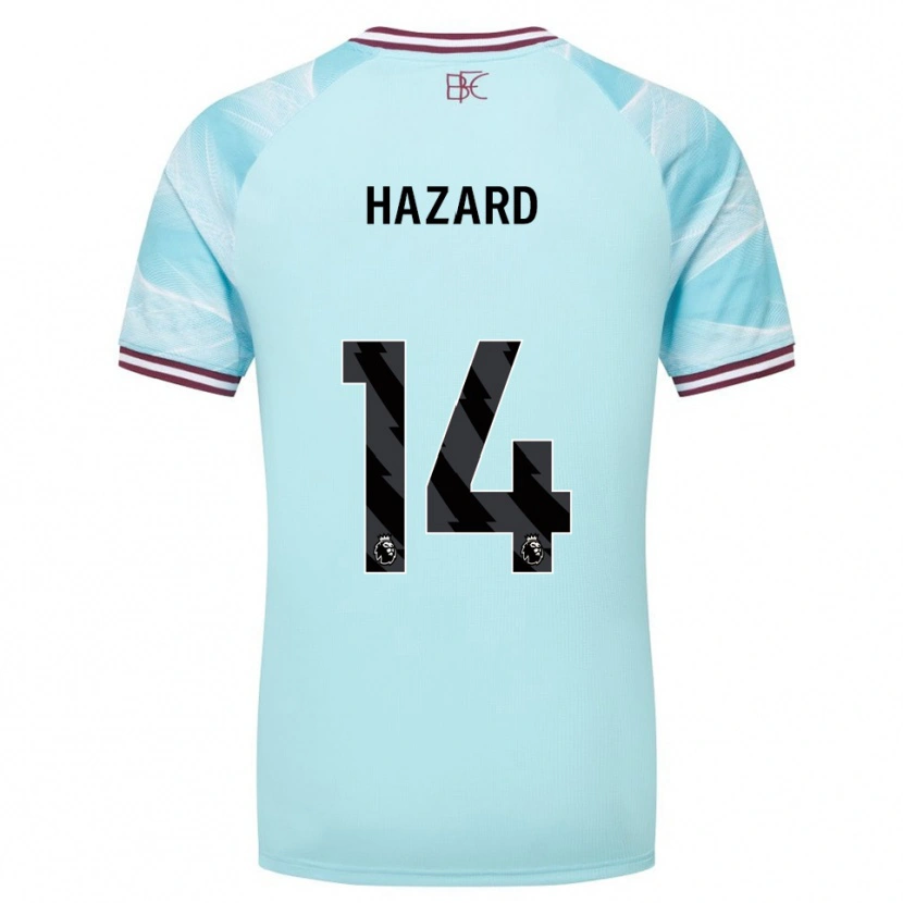 Danxen Niño Camiseta Amelia Hazard #14 Celeste Borgoña 2ª Equipación 2025/26 La Camisa