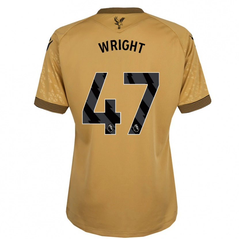 Danxen Niño Camiseta Annis-Clara Wright #47 Oro Negro 2ª Equipación 2025/26 La Camisa
