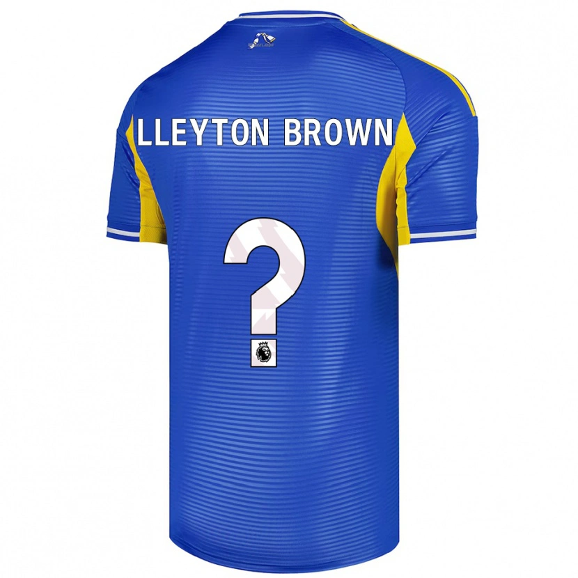 Danxen Niño Camiseta Lleyton Brown #0 Azul Amarillo 2ª Equipación 2025/26 La Camisa