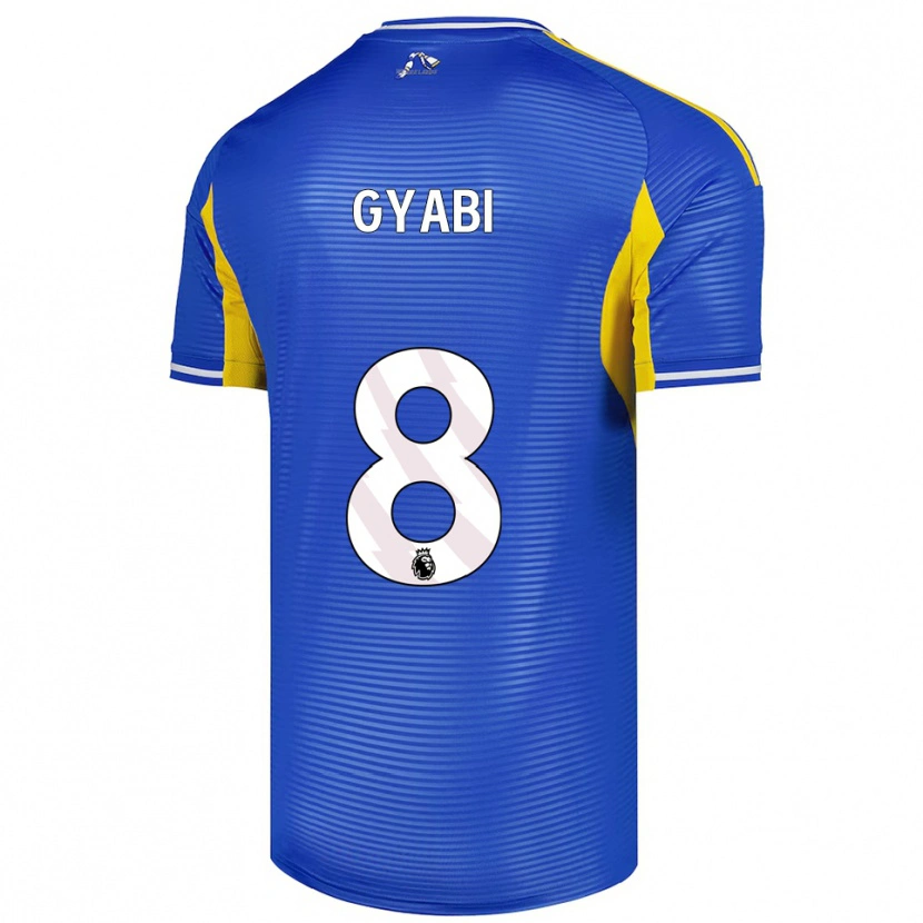 Danxen Niño Camiseta Darko Gyabi #8 Azul Amarillo 2ª Equipación 2025/26 La Camisa