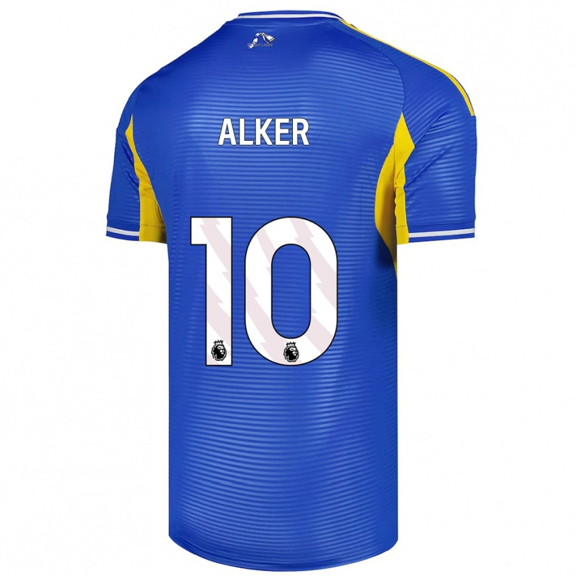 Danxen Niño Camiseta Samuel Alker #10 Azul Amarillo 2ª Equipación 2025/26 La Camisa