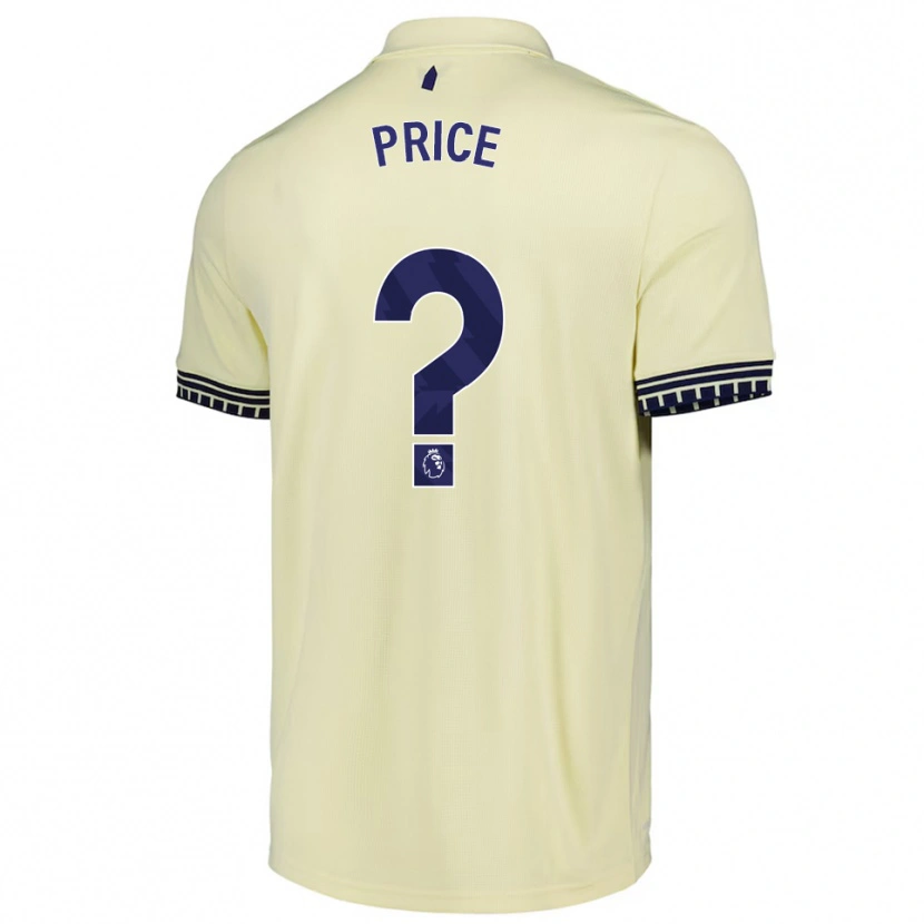 Danxen Niño Camiseta Isaac Price #0 Blanco Roto Negro 2ª Equipación 2025/26 La Camisa