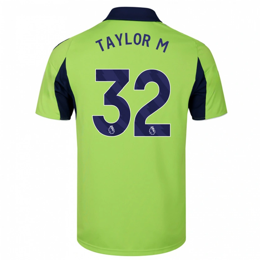 Danxen Niño Camiseta Belle Taylor-M #32 Verde Marino Blanco 2ª Equipación 2025/26 La Camisa