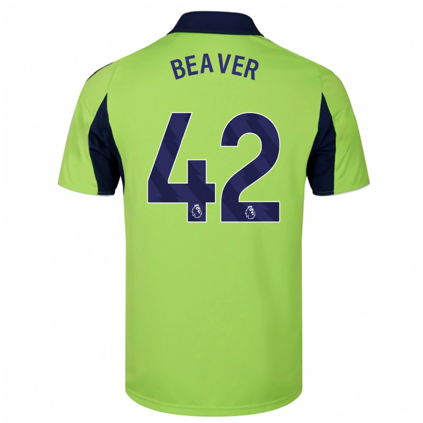 Danxen Niño Camiseta Cat Beaver #42 Verde Marino Blanco 2ª Equipación 2025/26 La Camisa