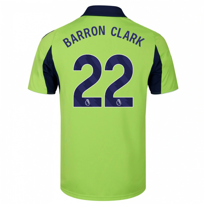 Danxen Niño Camiseta Betty Barron-Clark #22 Verde Marino Blanco 2ª Equipación 2025/26 La Camisa