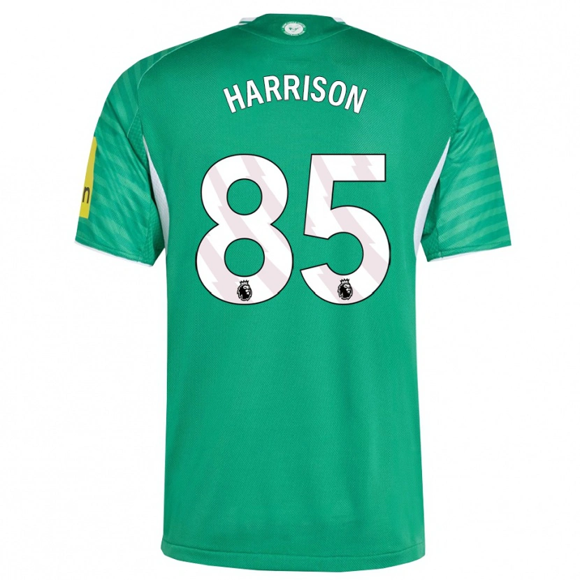 Danxen Niño Camiseta Adam Harrison #85 Verde Blanco 2ª Equipación 2025/26 La Camisa